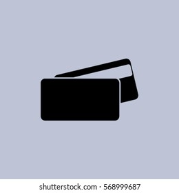 Plastic card vector icon