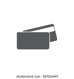 Plastic card vector icon