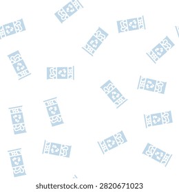 plastic chemical industry glyph vector seamless pattern. plastic chemical industry signthin illustration