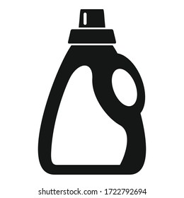 Plastic clean bottle icon. Simple illustration of plastic clean bottle vector icon for web design isolated on white background