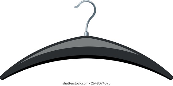 Ilustración vectorial de percha de plástico