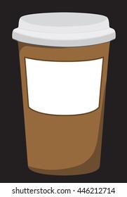 Plastic coffee cup