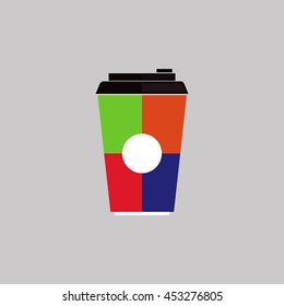 Plastic coffee cup 