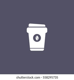 plastic coffee cup icon
