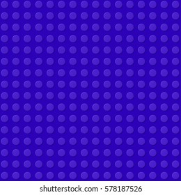 Plastic construction block pattern