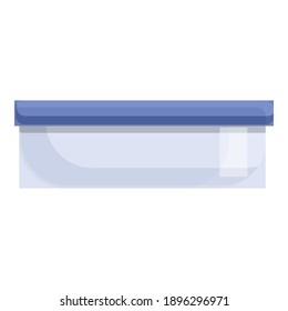 Plastic container icon. Cartoon of plastic container vector icon for web design isolated on white background