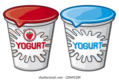 plastic container for yogurt 