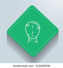Cirugía plástica y cosmética Diseño vectorial de iconos