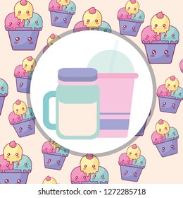 plastic cup container icon