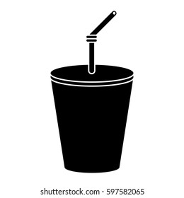 plastic cup drink cola pictogram