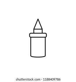 plastic cup icon. Element of fast food for mobile concept and web apps icon. Thin line icon for website design and development, app development