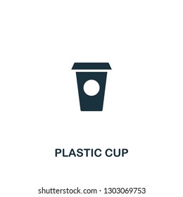 Plastic Cup icon. Premium style design, pixel perfect plastic cup icon for web design, apps, software, printing usage.