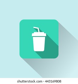 plastic cup icon. plastic cup sign
