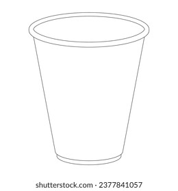 plastic cup icon vector illustration design