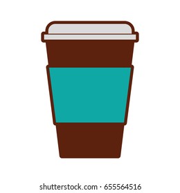 plastic cup isolated icon