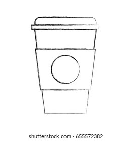 plastic cup isolated icon