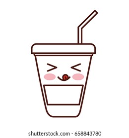 plastic cup kawaii character