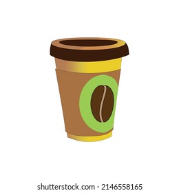taza de plástico con tapa para café