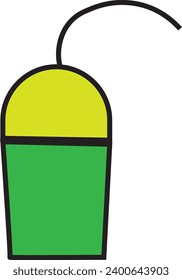 Plastische Tasse Limonade Symbol