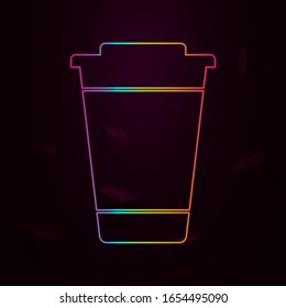 plastic cup nolan style icon. Simple thin line, outline vector of web icons for ui and ux, website or mobile application