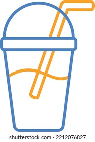 Plastic Cup, Vektorsymbol. Kann für Druck-, Mobil- und Web-Anwendungen verwendet werden.