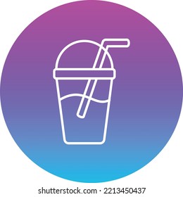 Plastic Cup, Vektorsymbol. Kann für Druck-, Mobil- und Web-Anwendungen verwendet werden.