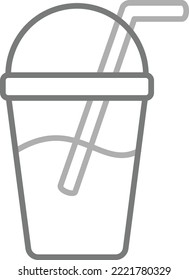 Plastic Cup vector icon. Can be used for printing, mobile and web applications.