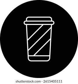 Plastic Cup vector icon. Can be used for printing, mobile and web applications.