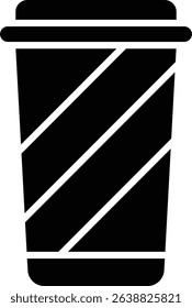 Plastic Cup vector icon. Can be used for printing, mobile and web applications.