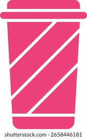 Vektorsymbol "Plastic Cup". Kann für Druck-, Mobil- und Web-Anwendungen verwendet werden.