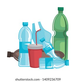 plastic and disposables products garbage