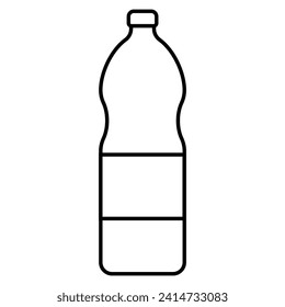 Plastische Trinkwasser-Flasche aus Plastik PET-Flasche kohlensäurehaltiges Mineralwasser