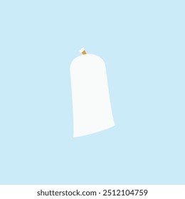 Plastic for drinking water vector illustration. Malaysian drink Ikat Tepi