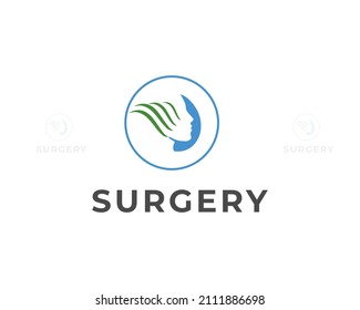 Plastic Facial-Facial Plastic Surgery Icon. Isolated Aesthetic And Facial Plastic Surgery Icon Line Style.