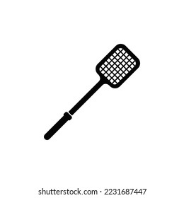 Plastic Fly Catcher icon in black flat glyph, filled style isolated on white background