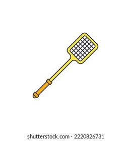 Plastic Fly Catcher icon in color, isolated on white background 