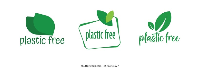 plastic free icon on white background