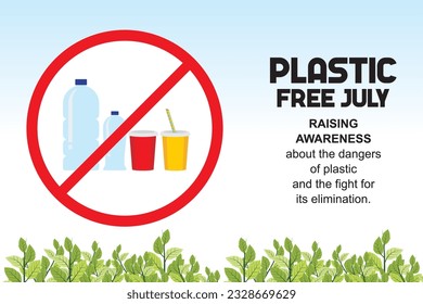 Plastikfreies, jugendfreies Hintergrundbanner. Umweltverschmutzung