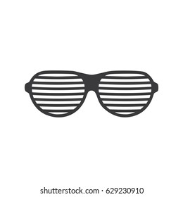 Plastic glasses icon, vector illustration design. Glasses collection.