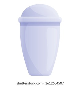 Plastic glassware icon. Cartoon of plastic glassware vector icon for web design isolated on white background