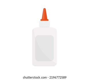 Plastic glue bottle logo design. Stationery concept,  pva glue bottle vector design and illustration.
 - Shutterstock ID 2196772589