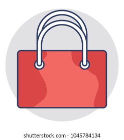 
A plastic handbag symbolizing the shopping concept 
