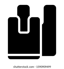 plastic icon isolated sign symbol vector illustration - high quality black style vector icons
