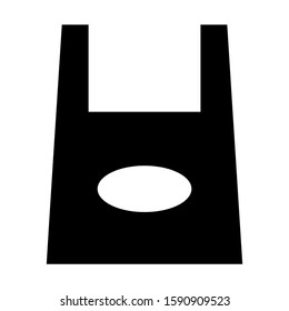 plastic icon isolated sign symbol vector illustration - high quality black style vector icons
