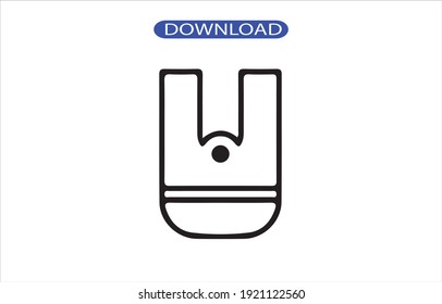 Icono de plástico o logotipo de alta resolución