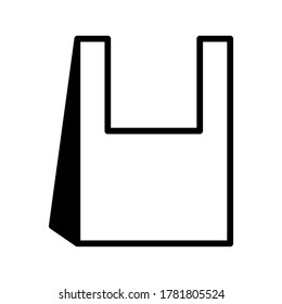 Plastiksymbol oder Logo einzeln auf Zeichen, Vektorgrafik - hochwertige Vektorsymbole in schwarzem Stil
