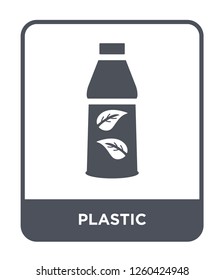 plastic icon vector on white background., plastic simple element illustration