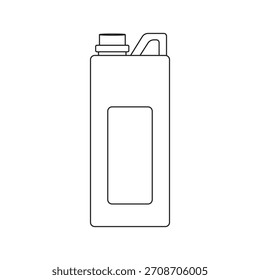 plastic jerry cans vector illustration design
