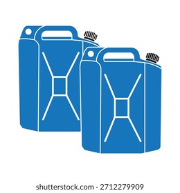 Diseño de Ilustración vectorial de bidones de plástico