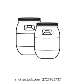Diseño de Ilustración vectorial de Jerry de plástico